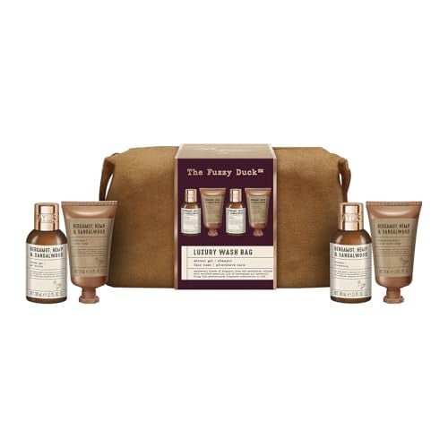 Baylis & Harding The Fuzzy Duck Bergamot, Hemp & Sandalwood Men's Luxury Toiletry Bag Gift Set Deal