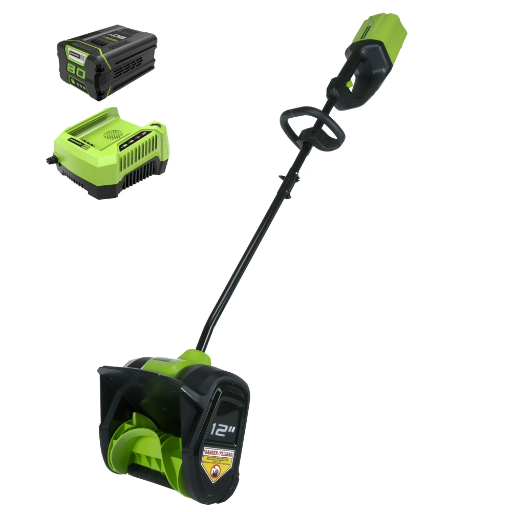 Greenworks 80V 12" Cordless Brushless Snow Shovel with 2.0 Ah Battery