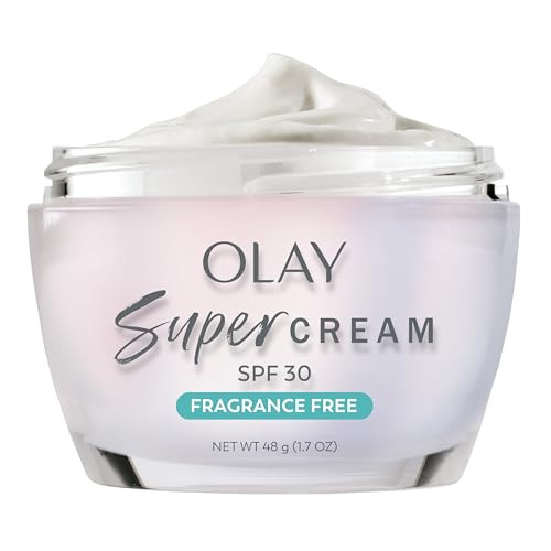Olay Super Cream SPF 30 Lightweight Face Moisturizer 1.7-Oz (Unscented)