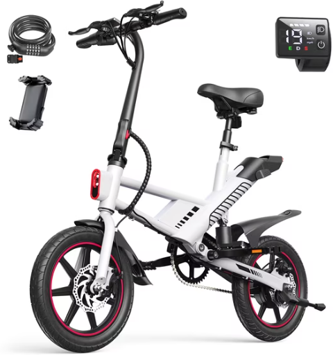 MIHOVER 14" Mini Electric Bike (19MPH, 30miles Max) Deal