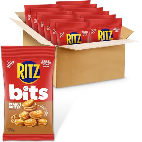 Ritz Bits Peanut Butter Cracker Sandwiches 12-Pack 3-Oz