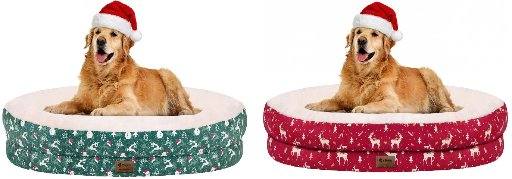 Christmas Orthopedic Washable X-Large Dog Bed
