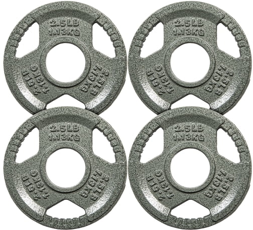 Signature Fitness Cast Iron Weight Plates 4x2.5lb Deal