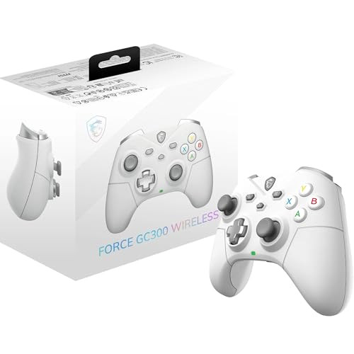 MSI Force GC300 Wireless White PC Gamepad Controller 24 GHz USB Type-C