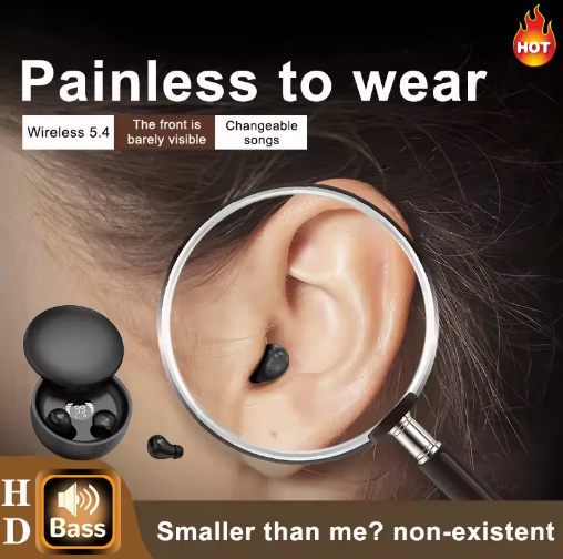SK26 Bluetooth 5.4 Wireless Earphones w/ Sliding Cover Case