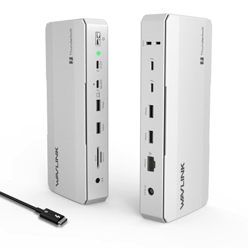 WAVLINK Thunderbolt 5 Docking Station 120Gbps Transfer 140W Charging 8K Display Deal