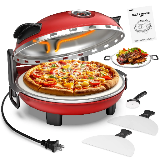 ONSON 12-Inch Pizza Maker with Ceramic Stone