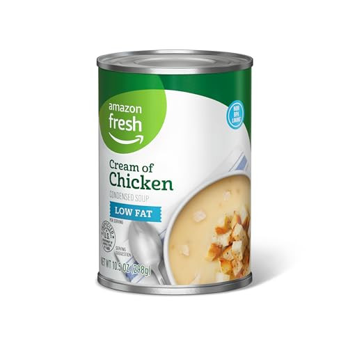 Amazon Fresh Condensed Low Fat Cream of Chicken Soup 10.5 Oz