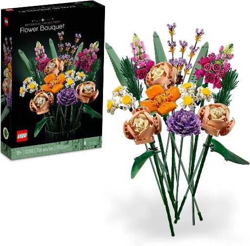 LEGO Icons Flower Bouquet Adult Building Set (10280) 756-Pieces Deal