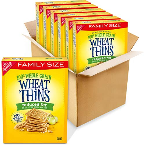 Wheat Thins Reduced Fat Snacks, 6 - 12.5 oz Boxes