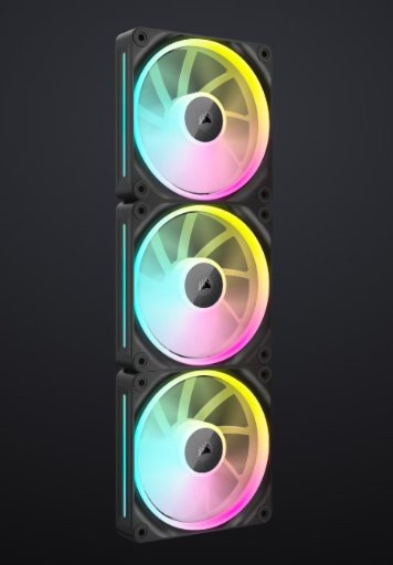 Refurbished Corsair iCUE LINK LX120 RGB 120mm PWM Fans Triple Pack