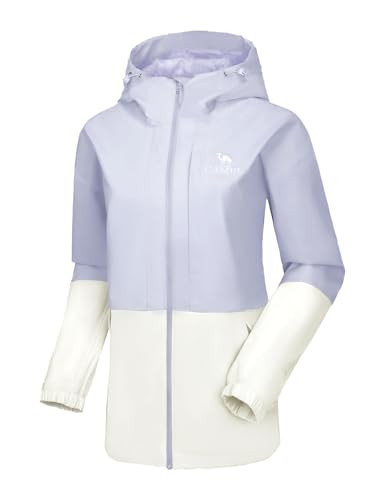 OutPro Women's Waterproof Rain Jacket