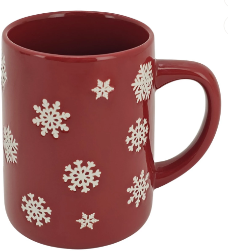 St. Nicholas Square Yuletide Snowflake Ceramic Mug