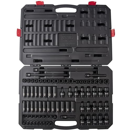 SUNEX Tools 80 Piece 3/8 in. Drive Master Impact Socket Set Deal