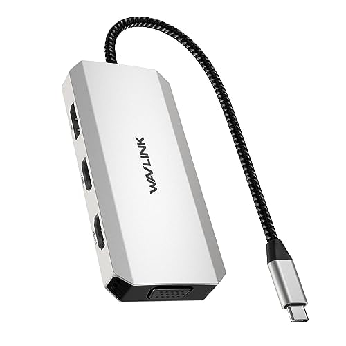 WAVLINK USB-C Quad Display Docking Station + 3 Port USB-A Hub Deal