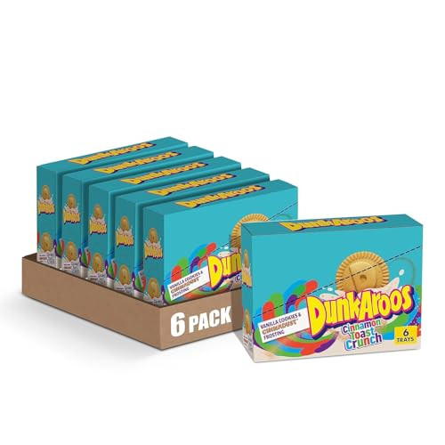 6-Pack  DunkAroos Vanilla Cookies (Cinnamon Toast Crunch Frosting)