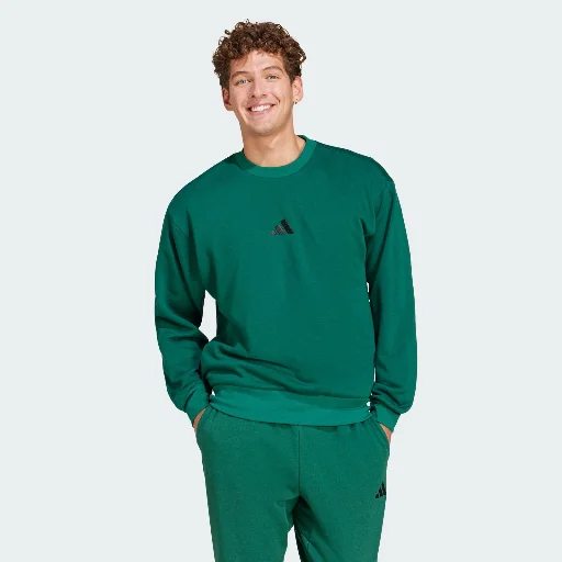 Adidas Men Essentials Feelcozy Fleece Sweatshirt Deal