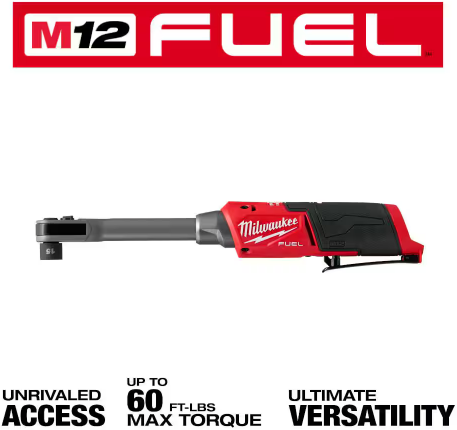 Milwaukee M12 FUEL Insider Cordless Extended Reach Box Ratchet
