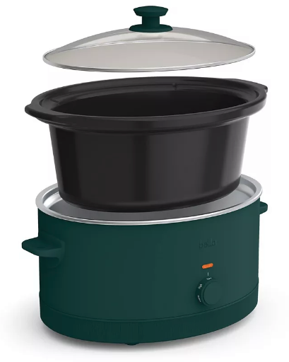 Bella 6-Quart Electric Slow Cooker (Forest Green)
