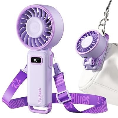 Diveblues 4-in-1 Portable Turbo Fan (Neck/Desk/Handheld) USB-C