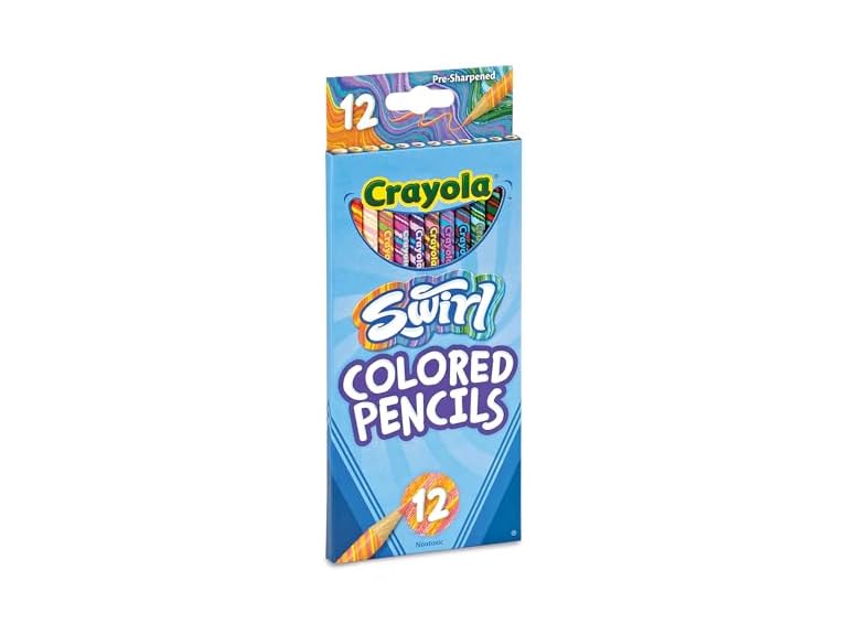 Crayola Swirl 12-Count Colored Pencils