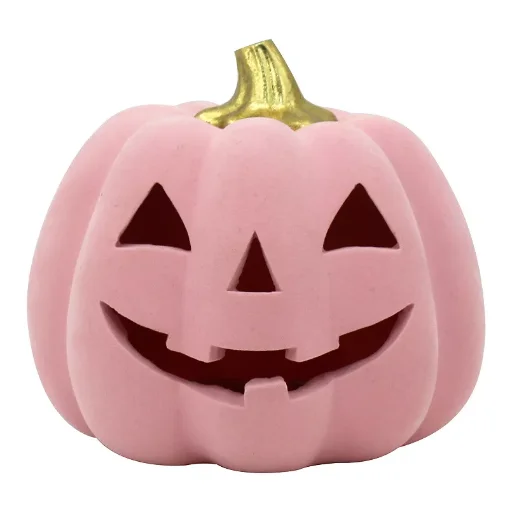 Celebrate Together Halloween Flocked LED Jack-O-Lantern Table Decor