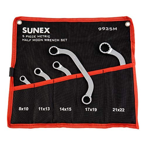 Sunex Tools 5-Piece Metric Half Moon Wrench Set (9935M) Deal