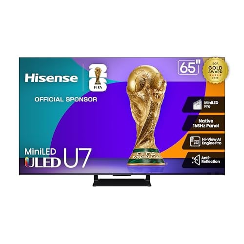 Hisense U75QG Series 65" 165Hz 4K UHD Mini-LED QLED Google Smart TV Deal