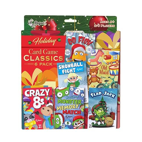 Regal Games Card Games for Kids - 6 Set