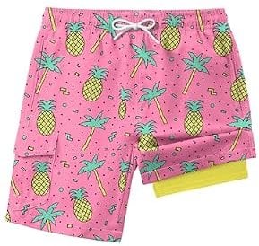 Silkworld Boy’s Swim Trunks Quick Dry Swimming Shorts with Compression Liner Deal