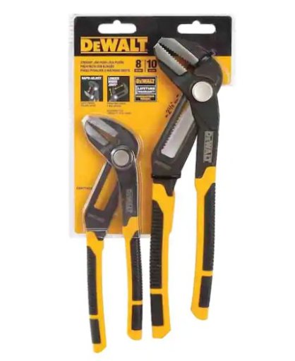 DEWALT Straight Jaw Push Lock Pliers Set (2-Piece)