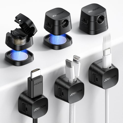 Joyroom Detachable Magnetic & Adhesive Cable Clips 6-Pack