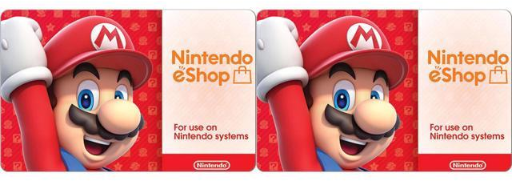 Nintendo eShop $100 Gift Card (Email Delivery) (two $50 cards)