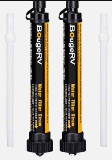 BougeRV Outdoor Water Filter 2-Pack