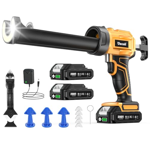 Uaoaii 10oz Cordless Caulk Gun with 2x 2.0Ah Batteries Deal