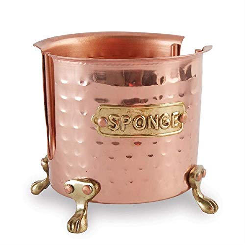 Mud Pie Kitchen Sponge Holder Caddy, Copper Deal