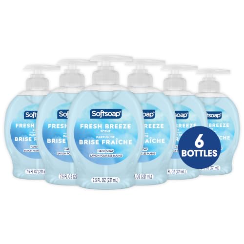 Softsoap Liquid Hand Soap, Fresh Breeze 7.5 Fl Oz, 6-Pack