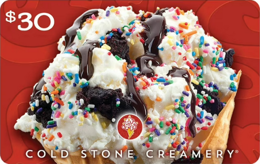 Cold Stone Creamery $30 Gift Card Deal