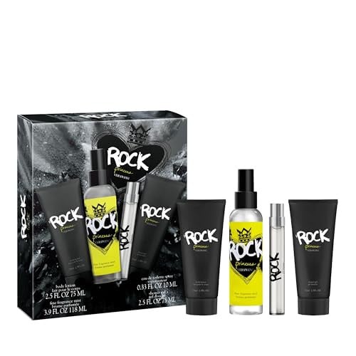 Vera Wang Rock Princess Eau de Toilette 4 Piece Gift Set