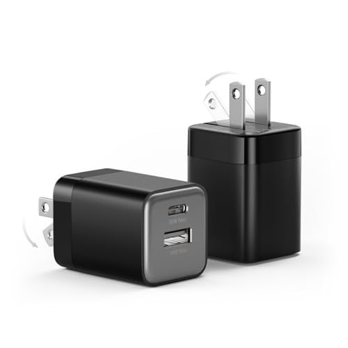 wegear 30W Dual-Port USB-C Fast Wall Charger 2-Pack