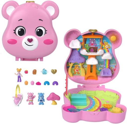 Polly Pocket x Care Bears Compact Travel Playset Deal