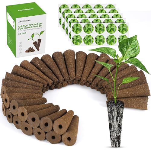 50-Piece Hydroponic Pods Kit with 50 Grow Sponges Deal