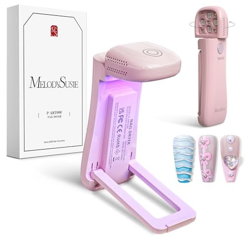 MelodySusie Cordless UV Nail Lamp with Fold-Out Stand Deal