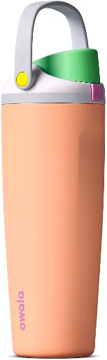 Owala FreeSip Sway Travel Water Bottle 30-Oz (Peachy Keen)