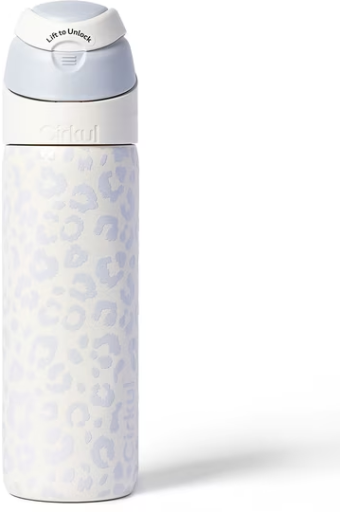 Cirkul 26oz Luxe Leopard StrawSip Flip Bottle