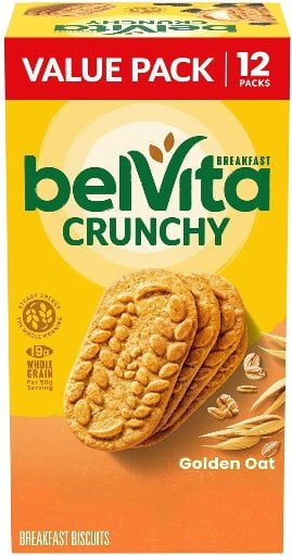 Belvita Breakfast Biscuits (Golden Oat) 12-Pack 1.76-Oz Deal