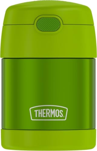 THERMOS FUNTAINER Kids Food Jar with Spoon 10oz Lime