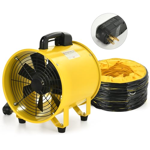 YITAHOME Two-Speed 12-Inch Exhaust Fan with 16FT Duct Hose Deal