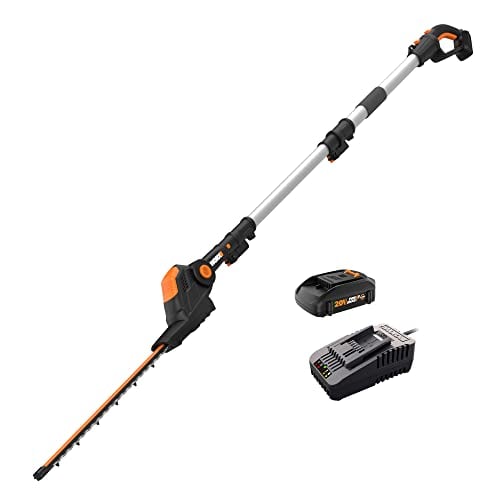 WORX Cordless Pole Hedge Trimmer, 20V 20" 2-in-1 Attachment Capable Deal