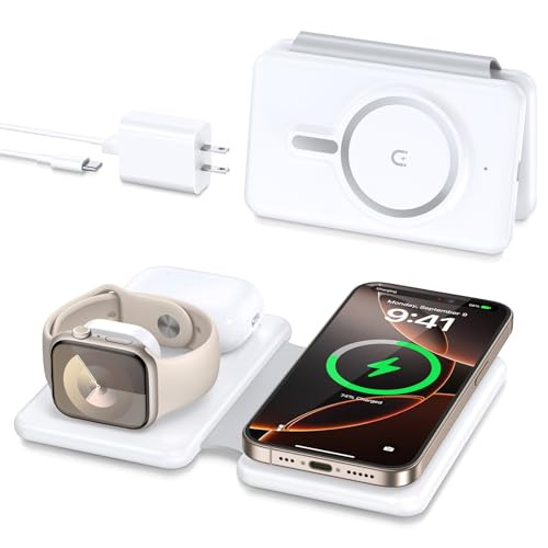3 in 1 Magnetic Wireless Charger for iPhone